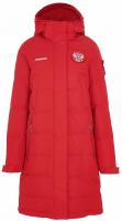 W08130G-FF232R Куртка пуховая женская (красный/красный)