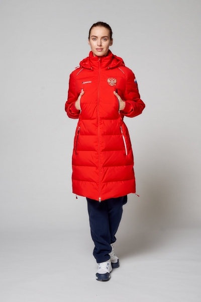 Куртка пуховая женская (красный) W08131G-FF202