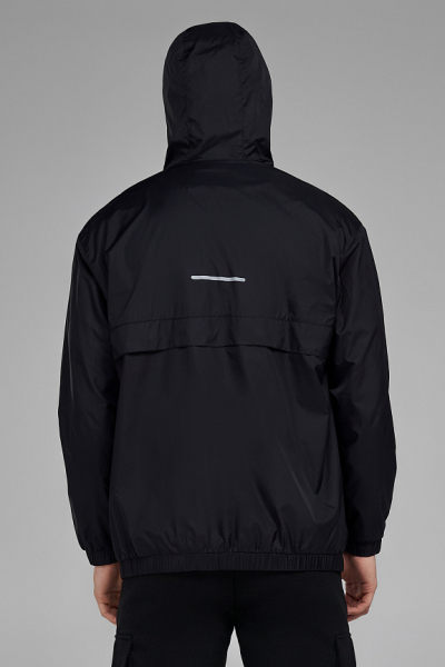 M02120SF-BB241 Куртка ветрозащитная мужская (черный/черный)