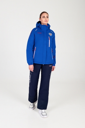 W03332G-FF202 Костюм утепленный женский (голубой/синий)