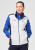 W11320G-FF232 Жилет утепленный женский (белый/синий)