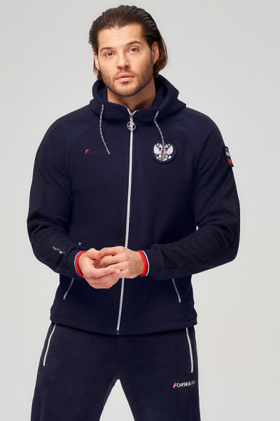 M06311G-FF242 Костюм спортивный флисовый мужской (синий/синий)