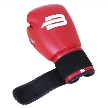 Перчатки бокс Basic крас /BoyBo/BBG100-крас