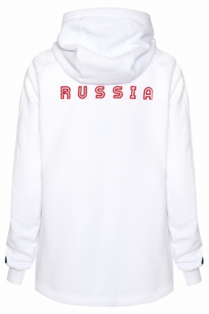 W06310FF-WN202 Костюм флисовый женский (белый/синий)