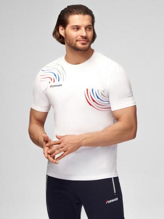 M14250G-FF232R Футболка короткий рукав мужская (белый/белый)