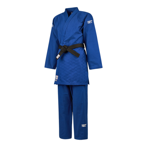 Кимоно дзюдо SUPER IJF JSS-10212EU7 синее /Green Hill