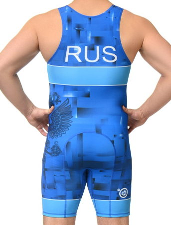 Трико борцовское синее SKAT 6247В