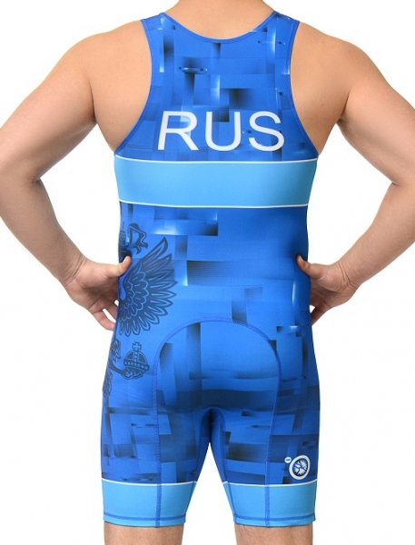 Трико борцовское синее SKAT 6247В