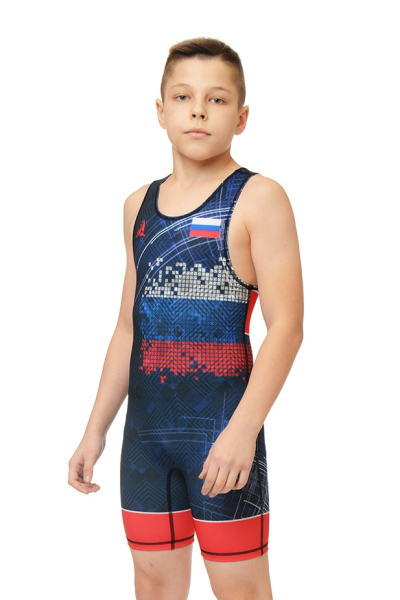 Трико борцовское детское красное SKAT 9240