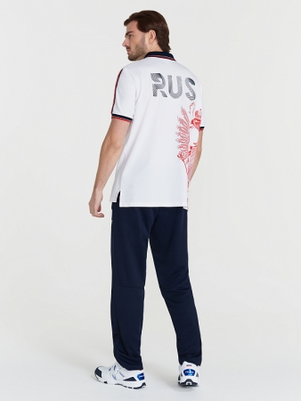 M13220G-WW211 Рубашка поло мужская (белый) 