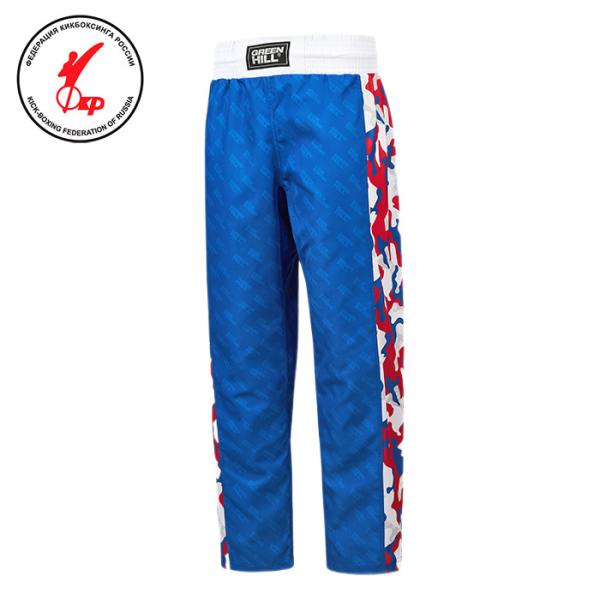 Брюки кикбоксинг детские синие Green Hill KBT-2089k