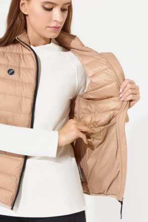 W11220G-DD251 Жилет женский (песочный)