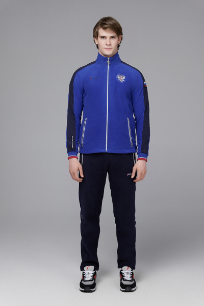 M06320G-FF242 Костюм флисовый мужской (голубой/синий)