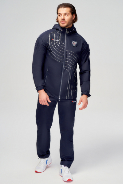 M02320G-FF242 Костюм ветрозащитный мужской (синий/синий)