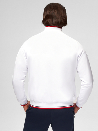 M05320P-FF232R Костюм спортивный мужской (белый/синий)