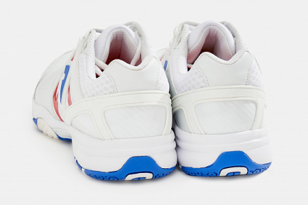 U22341G-FF232 Кроссовки для зала (белый/красный)