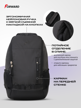 U19420G-BB242 Рюкзак (черный/черный)