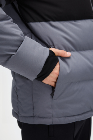 M08170SF-UB242 Куртка пуховая мужская (антрацит/черный)