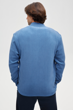 M06130G-AN242 Куртка флисовая мужская (голубой/синий)