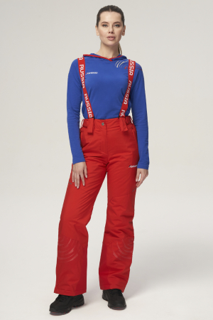W03330G-FF242 Костюм утепленный женский (красный/красный)