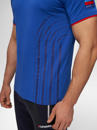 M14280G-FF232R Футболка короткий рукав мужская (голубой/голубой)