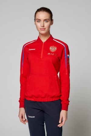 Костюм тренировочный женский (красный/синий) W04331G-FF202 