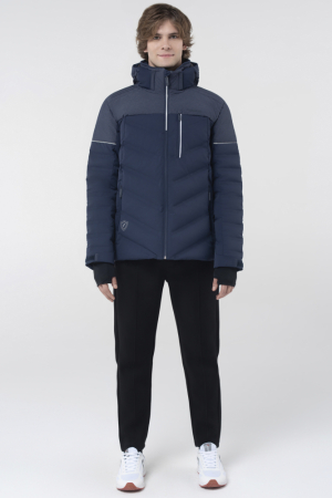 M08160SF-NN242 Куртка пуховая мужская (синий/синий)