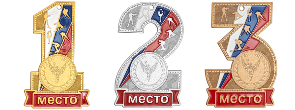 Медаль арт.560-70 (45х70мм, D-25мм, s-2,0 мм)