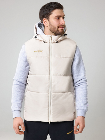 U11210P-MM232 Жилет утепленный унисекс (молочный/молочный)