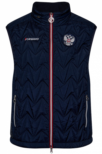 M11320G-FF242 Жилет утепленный мужской (синий/синий)