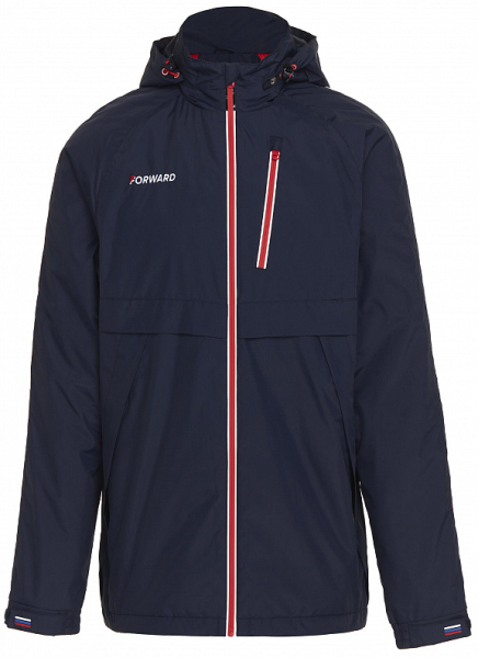 M09110G-NN221 Куртка на флисовой подкладке мужская (синий)