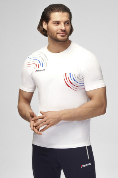 M14253G-FF242R Футболка короткий рукав мужская (белый/белый)