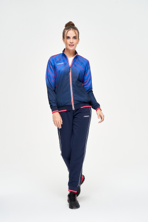 W05340G-IN231 Костюм спортивный женский (голубой/синий)
