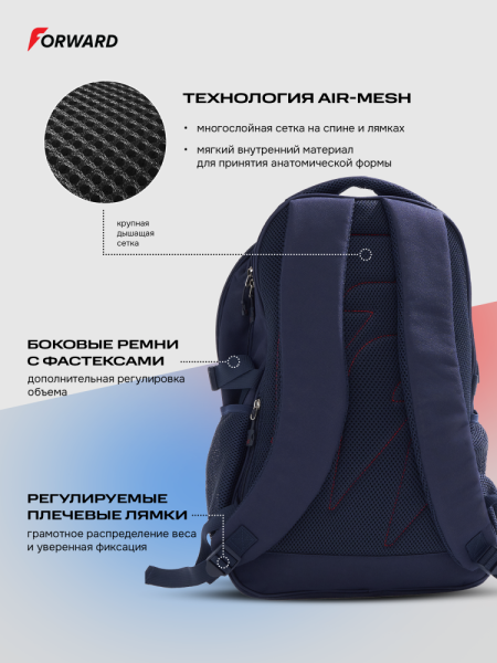 EQ2025F-NN12 Рюкзак (синий/синий)