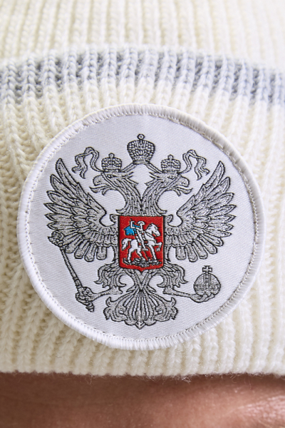 U20427G-MM256 Шапка вязаная (молочный/молочный)