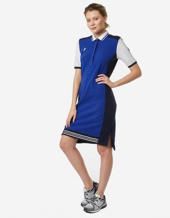 Платье поло (голубой/синий W13420G-AN191