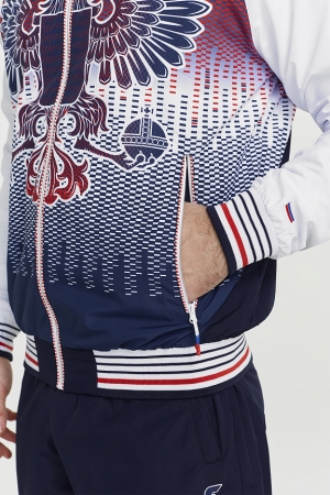 M01310G-NW221 Костюм парадный мужской (синий/белый)