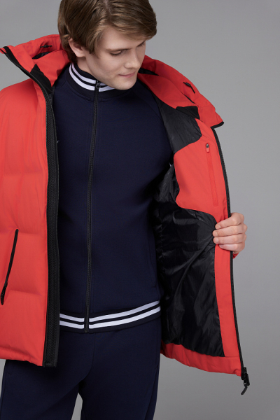 M08515SF-RR242 Куртка пуховая мужская (красный/красный)