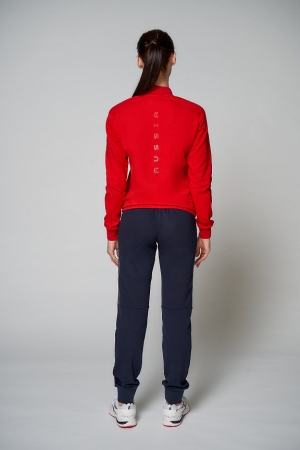 Костюм тренировочный женский (красный/синий) W04331G-FF202 