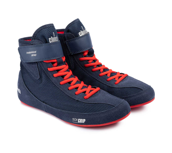 Борцовки Clinch Grip син-крас C420/Adidas