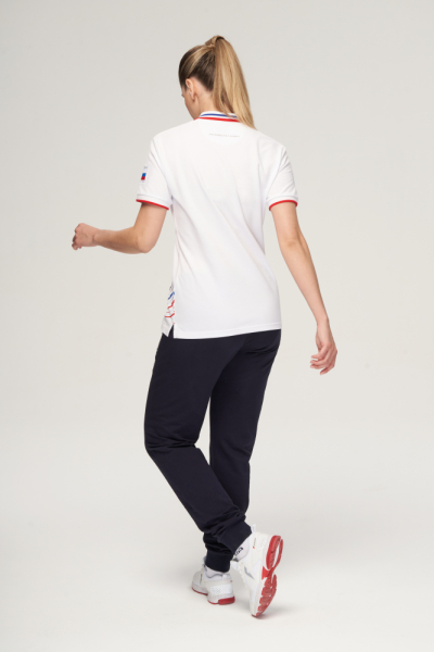 W13220G-FF232R Рубашка поло (женская) (белый/белый)