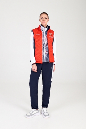 W11210FF-RN202 Жилет женский (красный/синий)