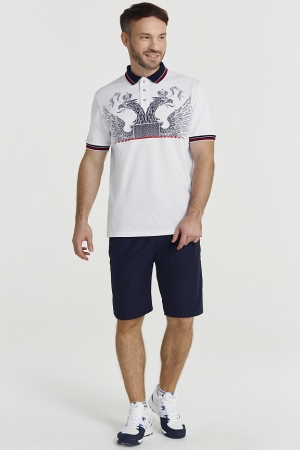 M13210G-WW221 Рубашка поло мужская (белый)