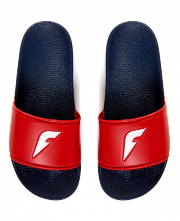 U22505G-BR212 Шлепанцы (голубой/красный)