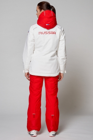 Костюм утепленный женский (белый/красный) W03331G-FF202 
