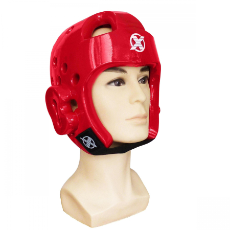 Шлем для тхэквондо красный EXPERT