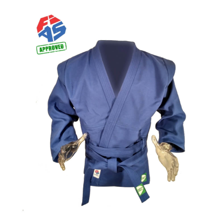 Куртка САМБО синий "Мастер" (лицензия FIAS) /Green Hill 