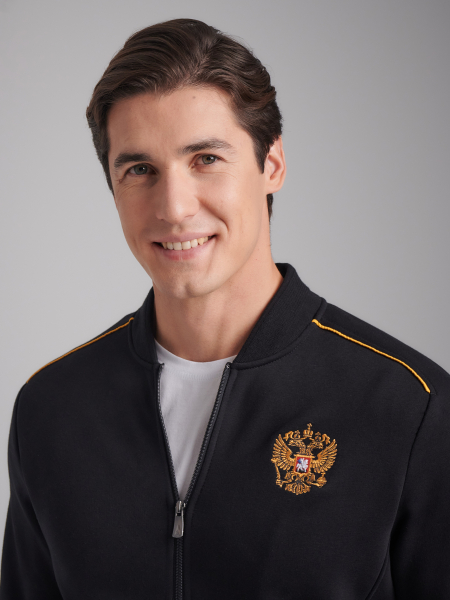 Костюм спортивный мужской РОССИЯ 12M-RT-1819 /RusTeam