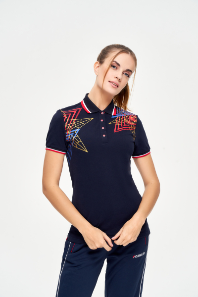 W13210G-NN231 Рубашка поло женская (синий/синий)