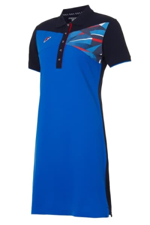 Платье поло (синий/голубой) W13430P-NI181
